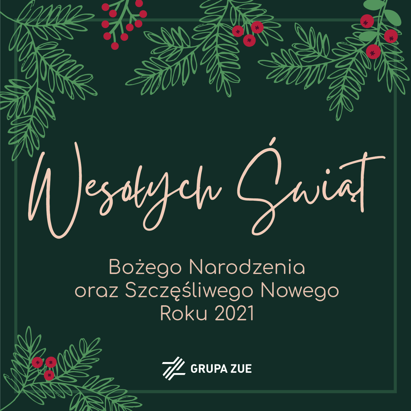 Wesołych Świąt Bożego Narodzenia oraz Szczęśliwego Nowego Roku 2021