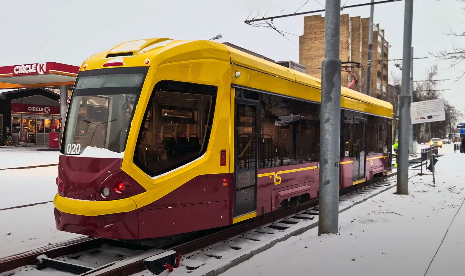 Przebudowa linii tramwajowej 2 na odcinku od skrzyżowania ulic 18. Novembra i Ventspils do ulicy Jāņa w Dyneburgu, Łotwa