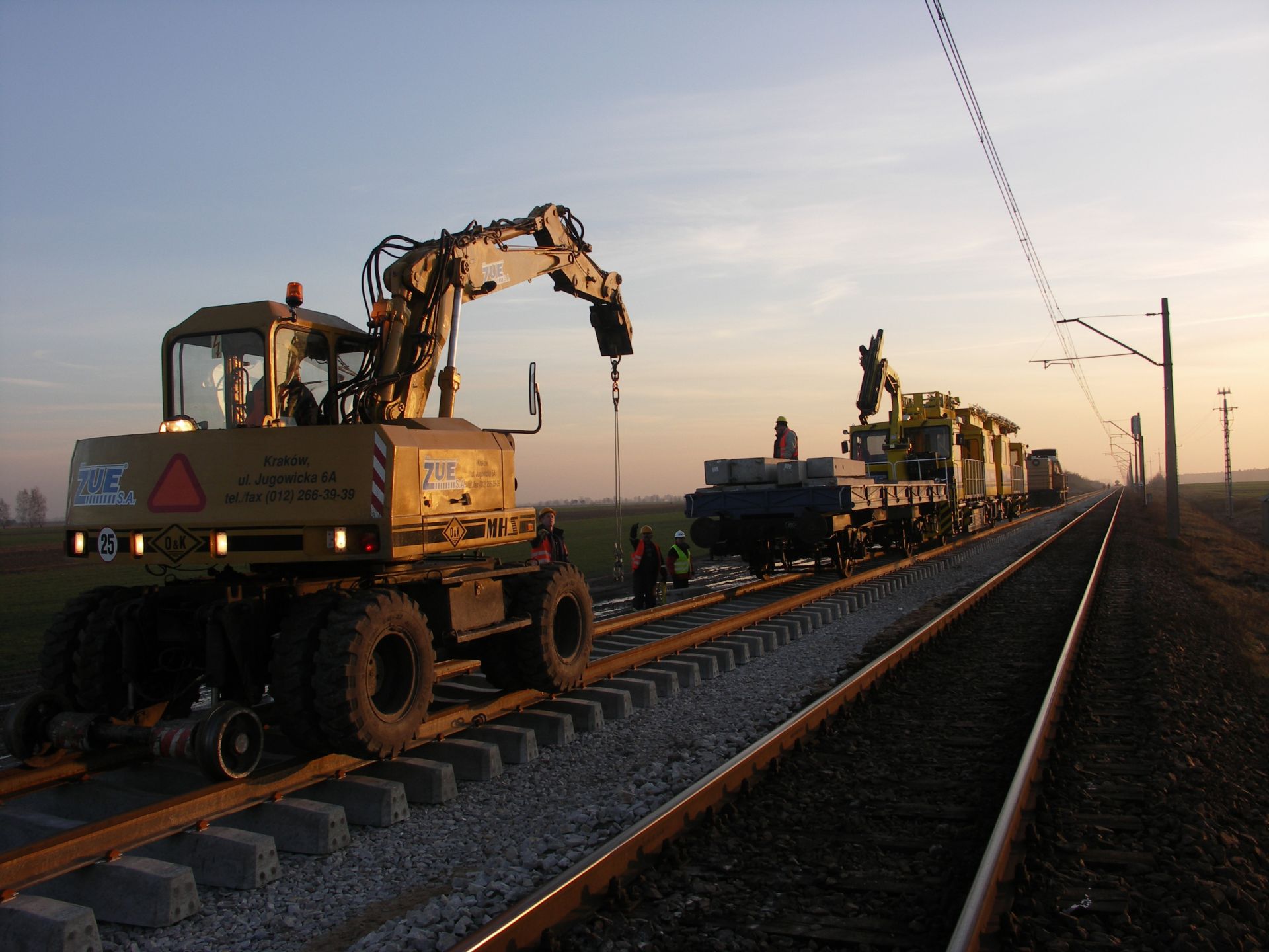 Modernizacja linii kolejowej E-20 na odcinku Siedlce – Terespol. Etap I, LOT A Siedlce – Łuków km 95,100 do km 118,450