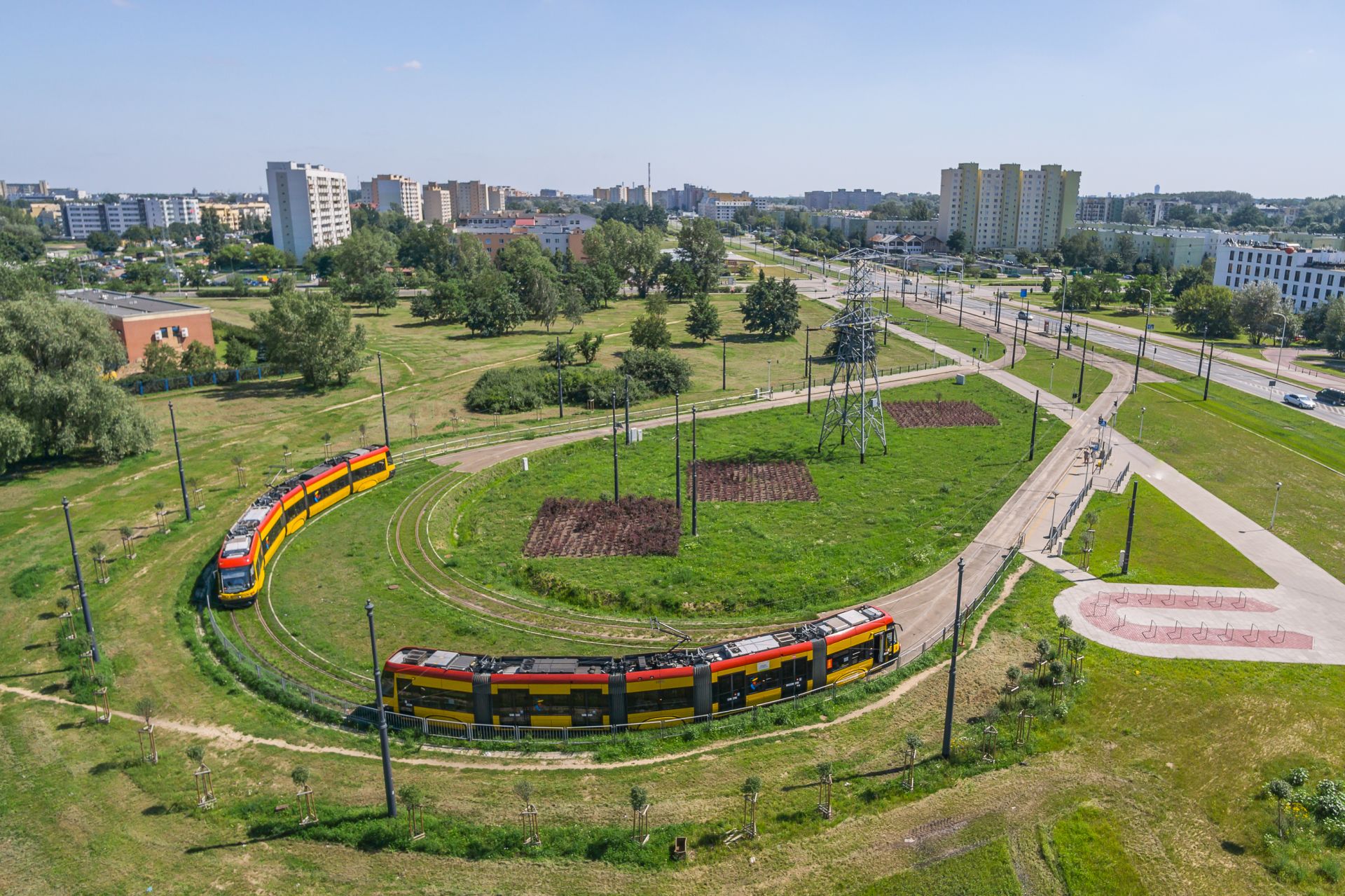 Budowa linii tramwajowej na Tarchomin w Warszawie